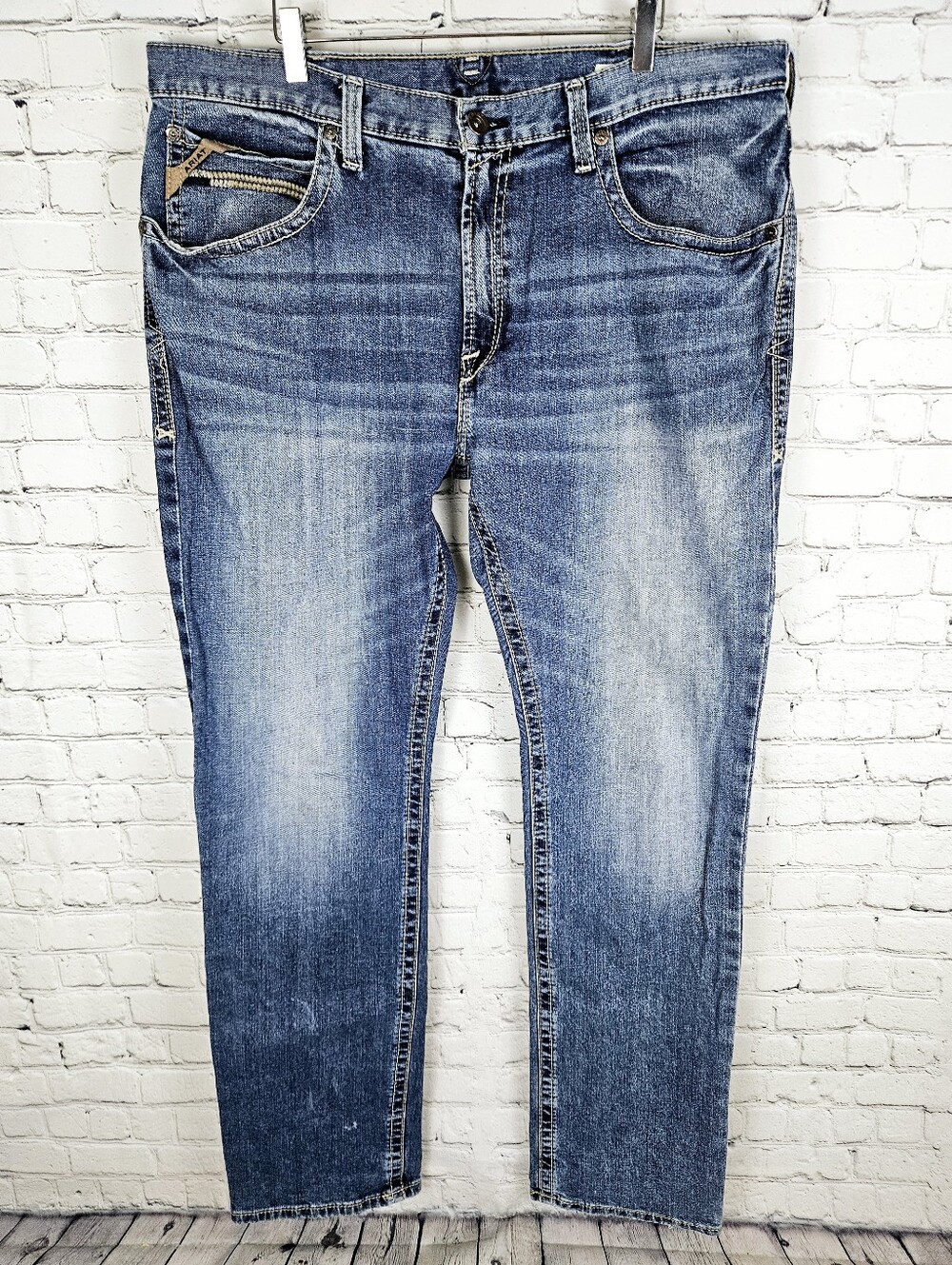 ARIAT | M4 low rise stretch long spur stackable straight leg jeans